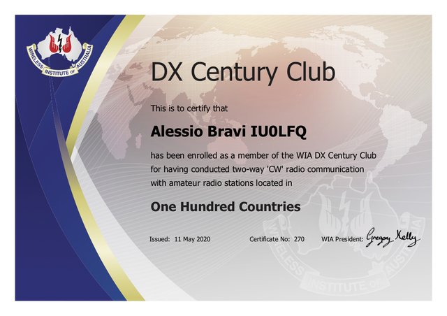 DXCC CW #270